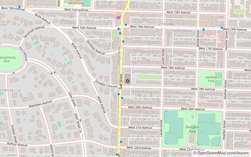 Congregation Schara Tzedeck location map