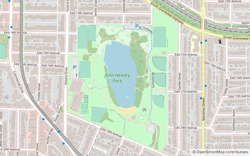 John Hendry Park location map