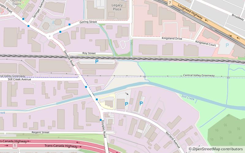 central valley greenway burnaby location map