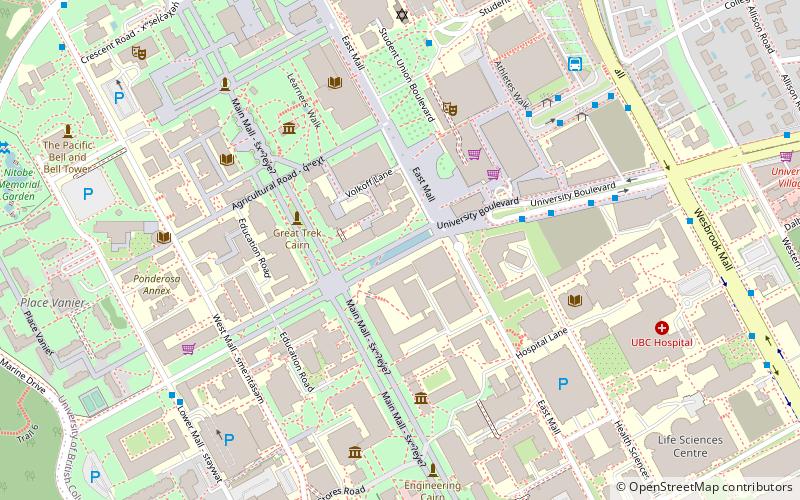 UBC Science location map
