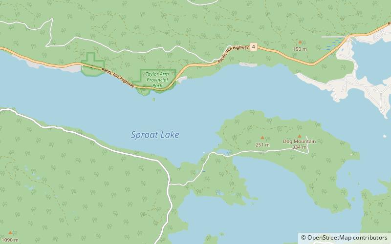Lac Sproat location map