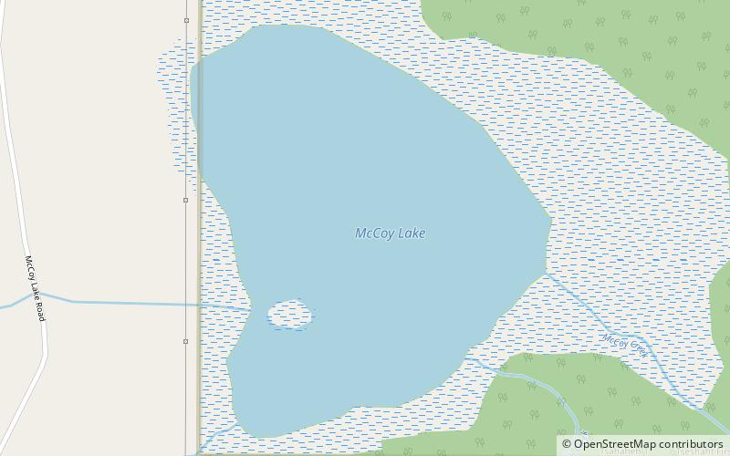 McCoy Lake location map