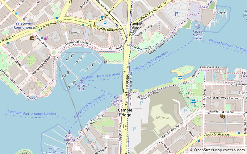 Puente giratorio location map