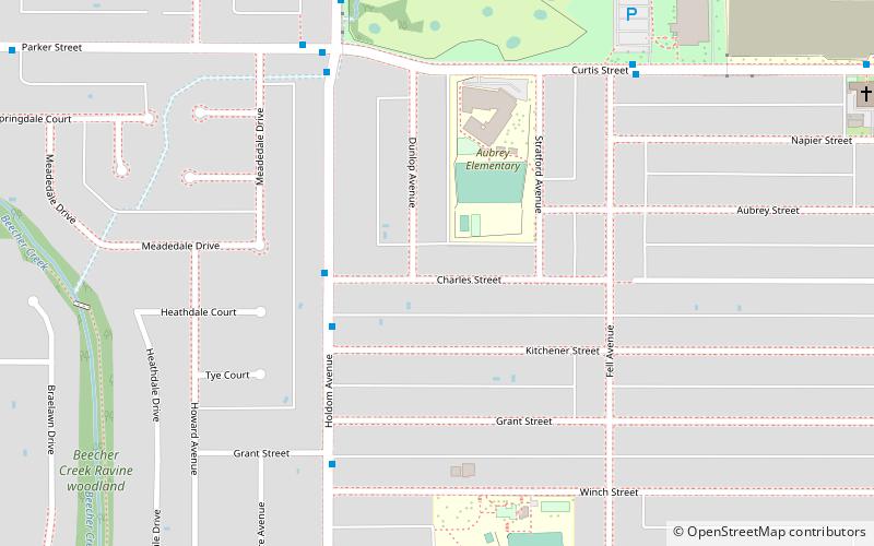 Parkcrest location map