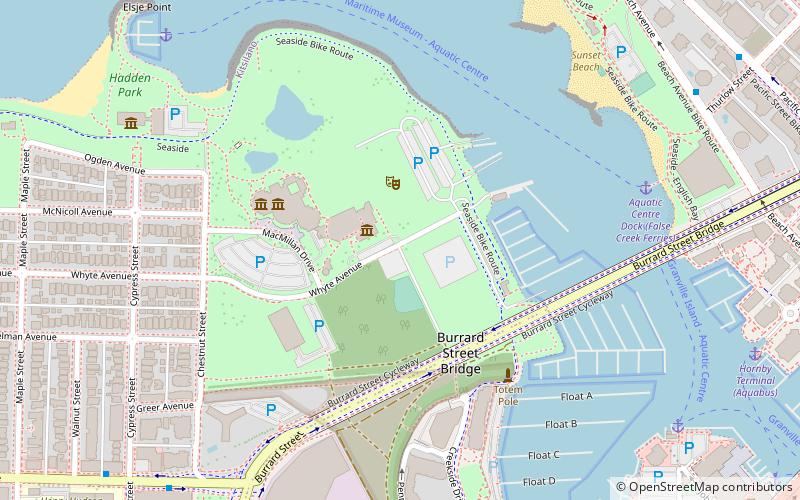 Vanier Park location map