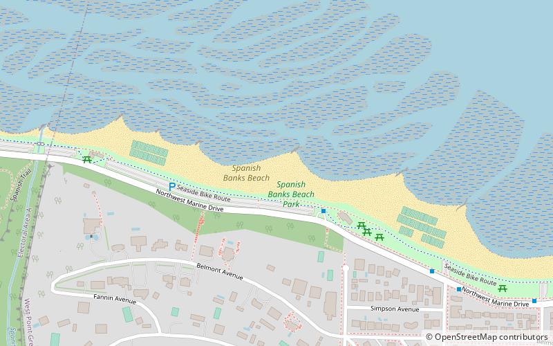 Spanish Banks location map