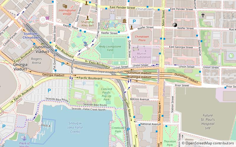 Vancouver Skate Plaza location map
