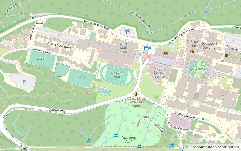 Terry Fox Field location map