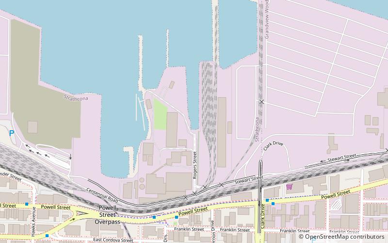 Port of Vancouver location map