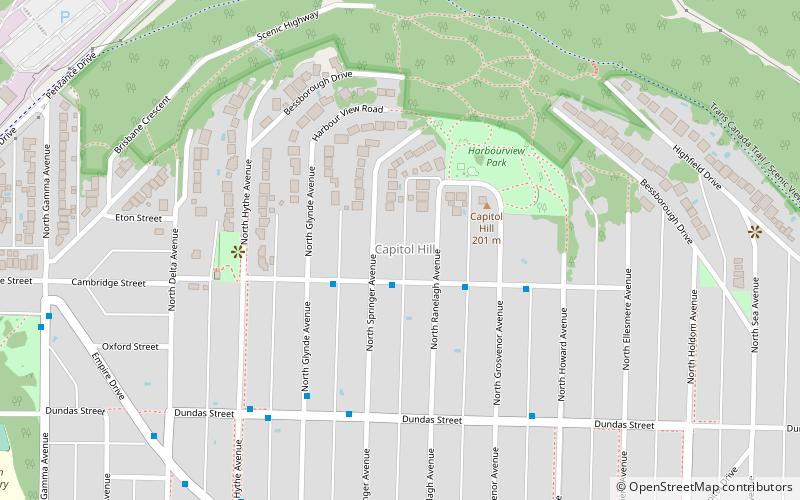 Capitol Hill location map