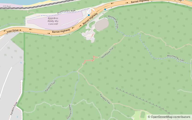 burnaby velodrome location map