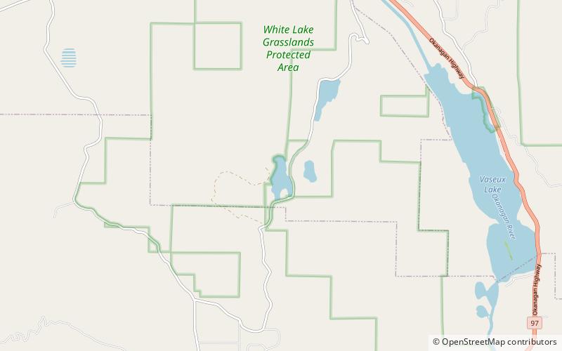 Mahoney Lake location map
