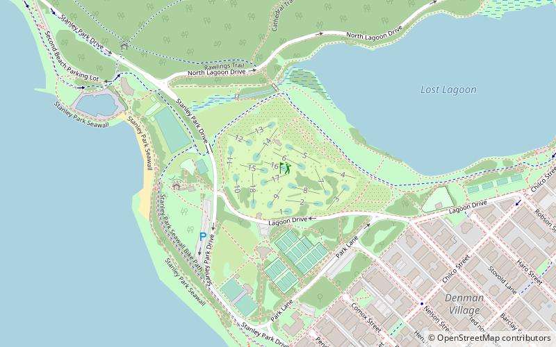 stanley park pitch putt vancouver location map