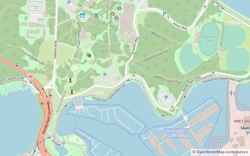 Stanley Park Horse-Drawn Tours location map