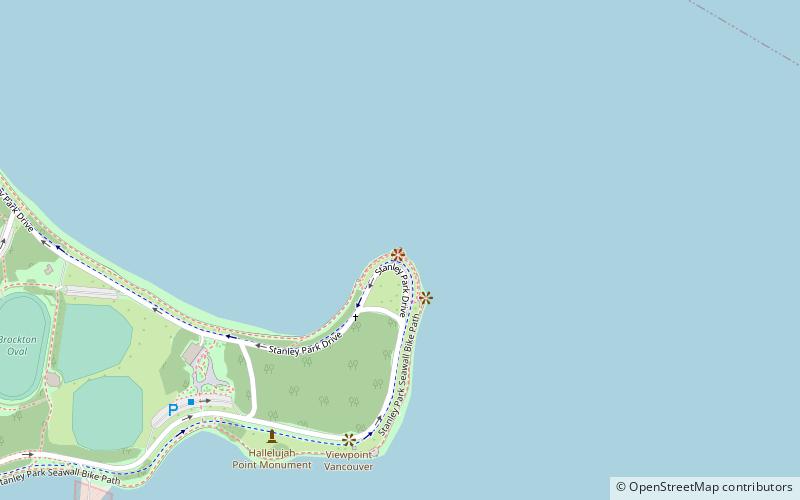 Brockton Point Lighthouse location map