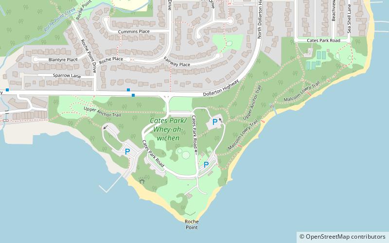 Cates Park location map