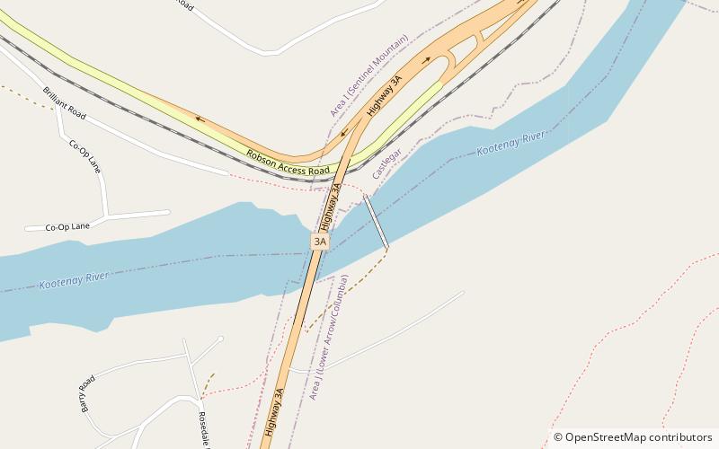 Brilliant Suspension Bridge location map