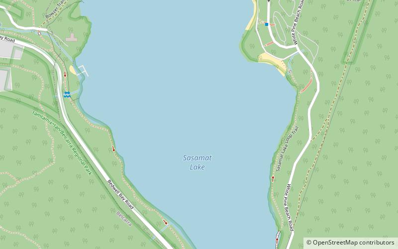 Sasamat Lake location map