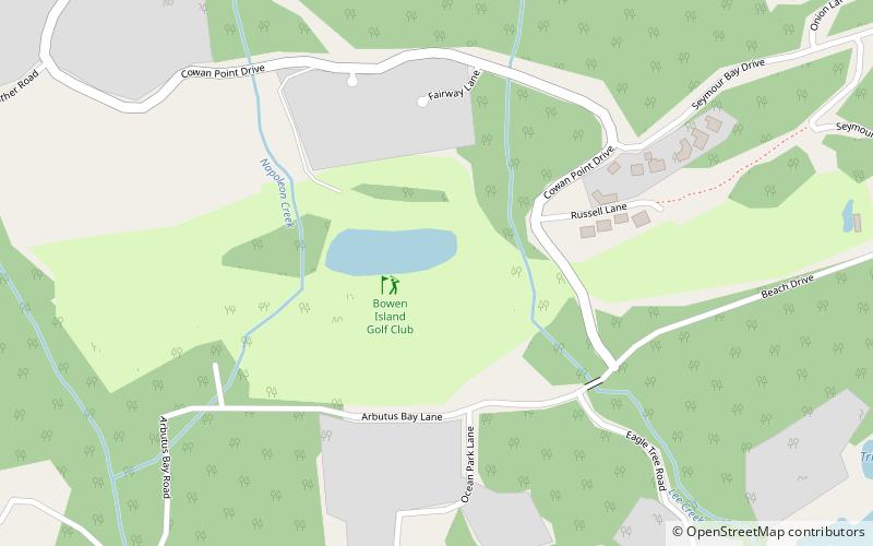bowen island golf club location map