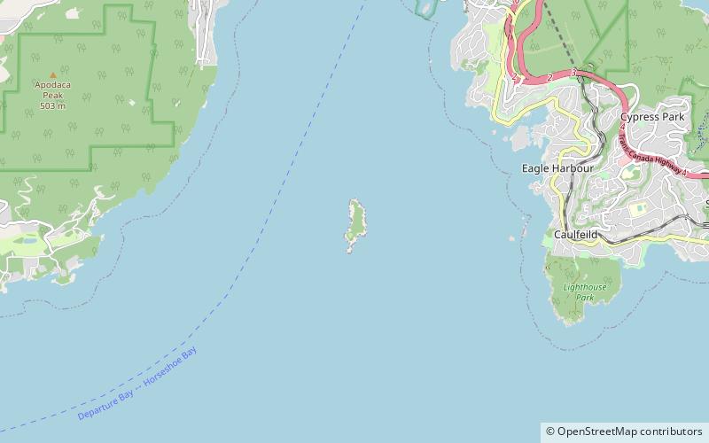 passage island vancouver location map