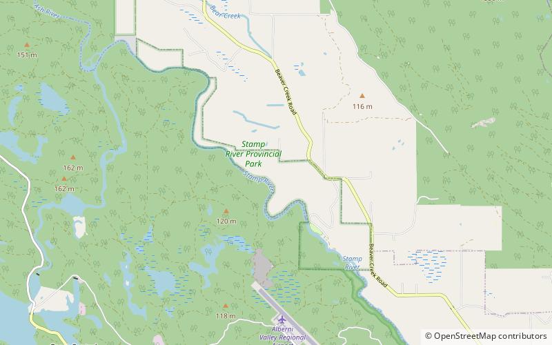 Stamp River Provincial Park location map
