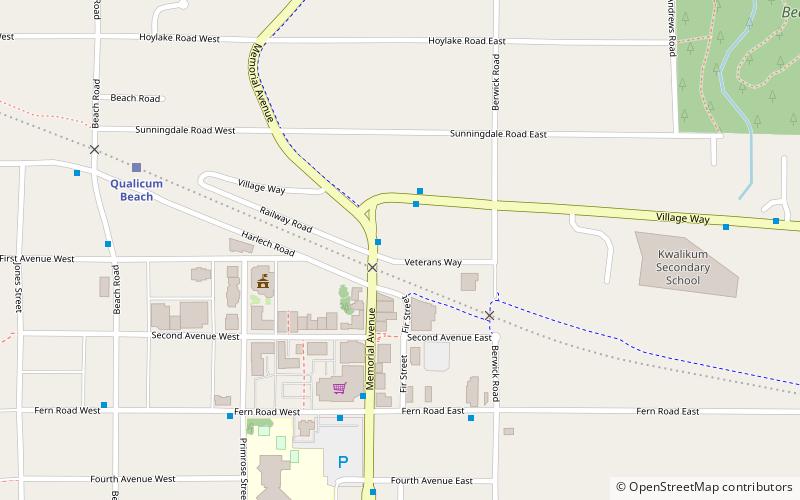 Qualicum Beach Farmers Market location map