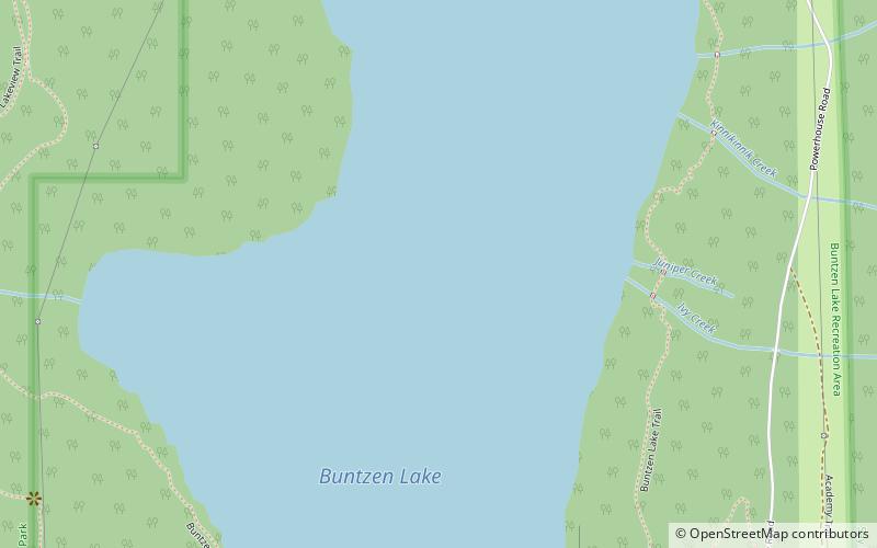 Buntzen Lake location map