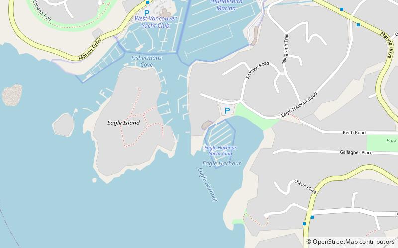 Eagle Harbour Yacht Club location map