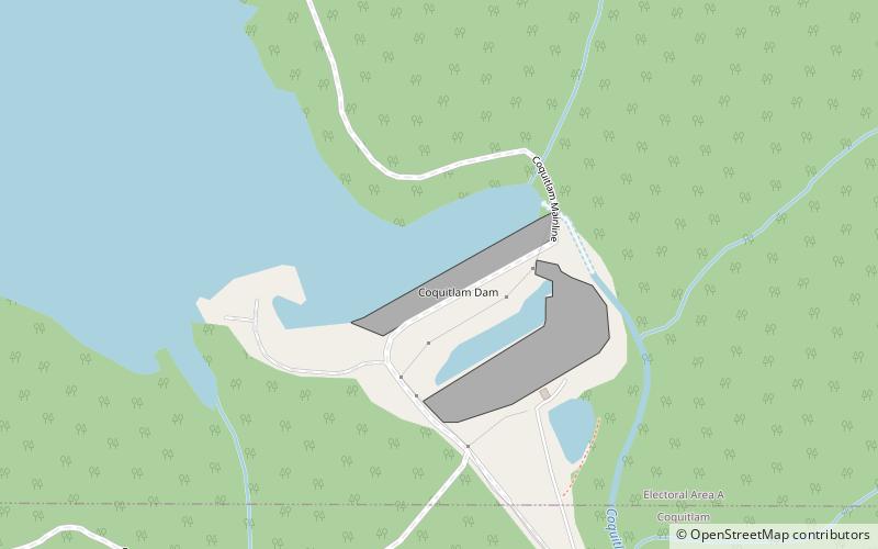 coquitlam dam location map