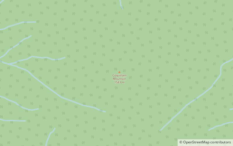 Coquitlam Mountain location map