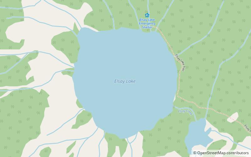 Elsay Lake location map