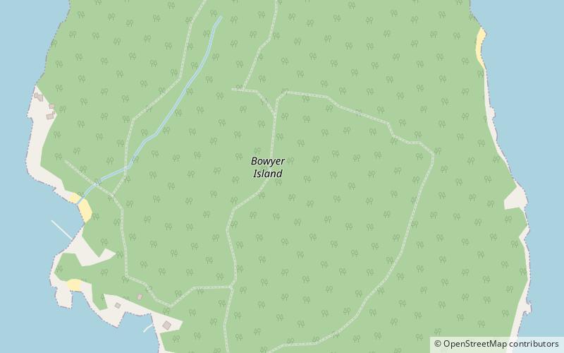 Bowyer Island location map
