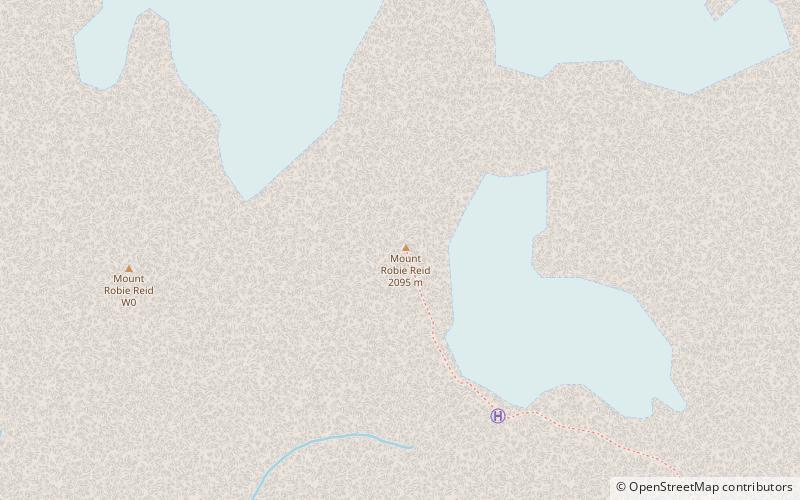 Mount Robie Reid location map