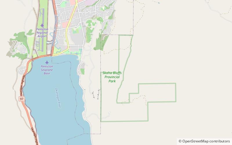 Skaha Bluffs Provincial Park location map