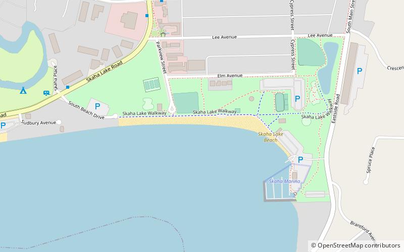 skaha lake ultra swim penticton location map