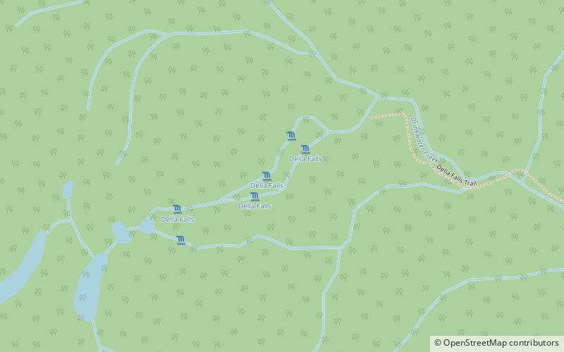 Wodospad Della location map