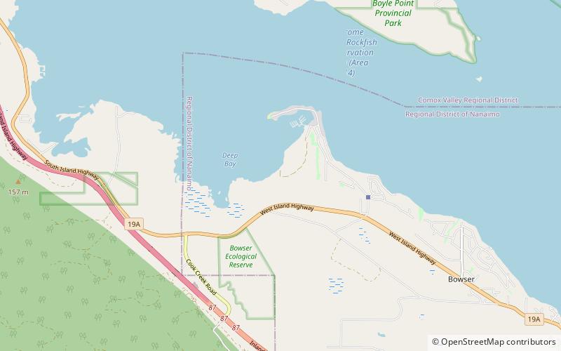 Deep Bay Marine Field Station location map