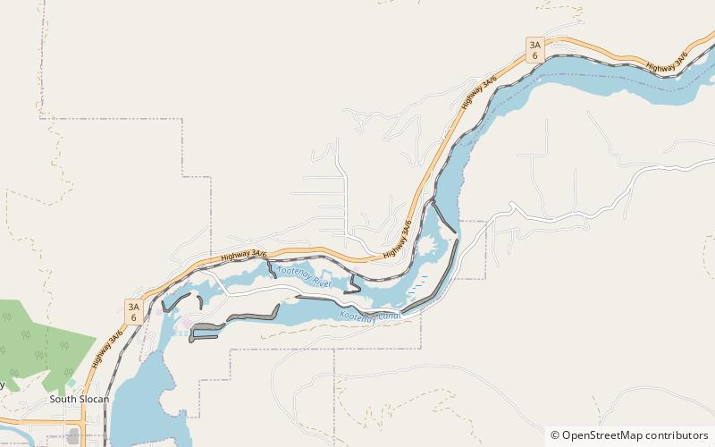 Bonnington Falls location map