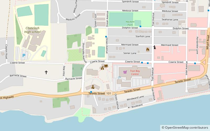 Sechelt Public Library location map