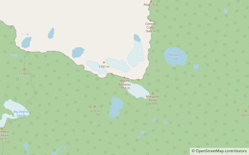 Mount Rosseau location map