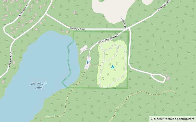 park prowincjonalny jimsmith lake cranbrook location map