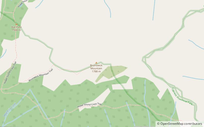 mount brunswick cypress provincial park location map