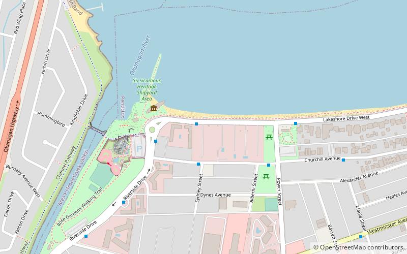 park wodny penticton wibit location map