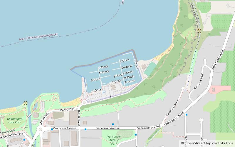 penticton marina location map