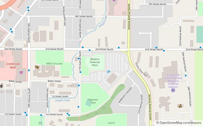 western financial place cranbrook location map