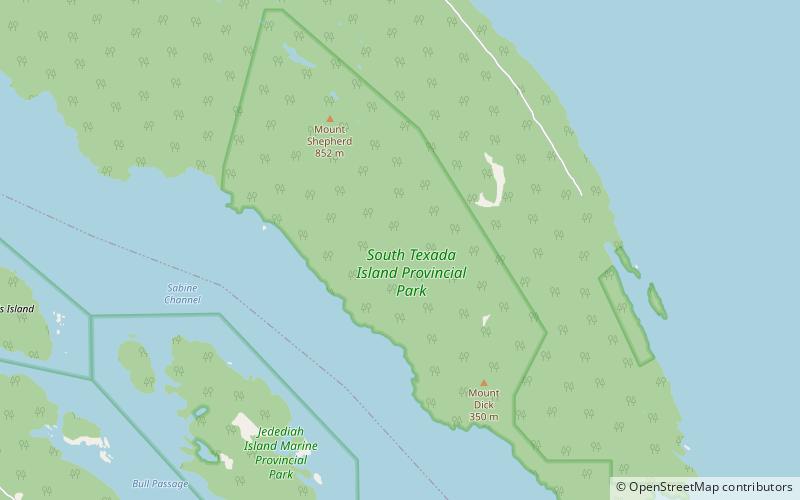 Park Prowincjonalny South Texada Island location map