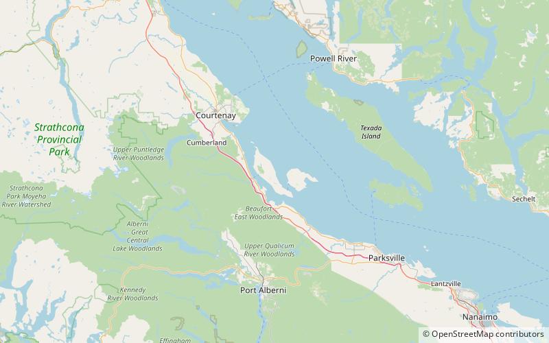 fillongley provincial park denman island location map