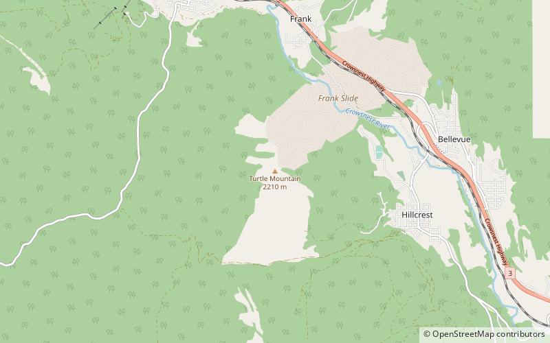 Turtle Mountain location map