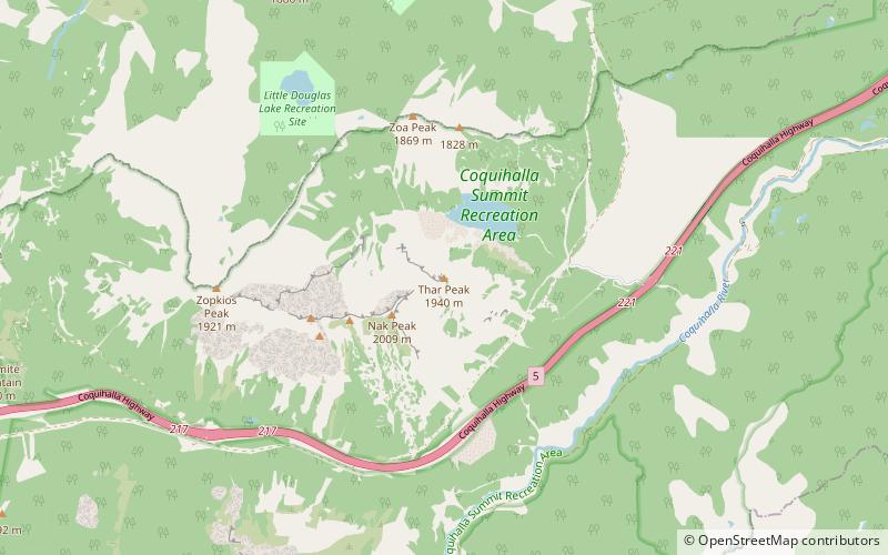Thar Peak location map