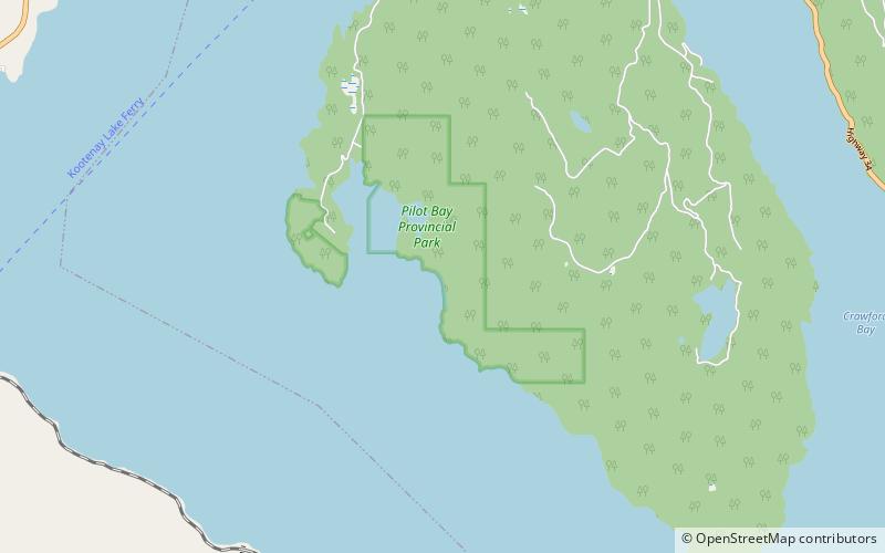 Lac Kootenay location map